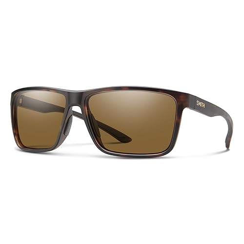 SMITH Riptide Sunglasses - Performance Sports Active Sunglasses for Biking, Running & More - For Men & Women - Matte Tortoise + Brown ChromaPop