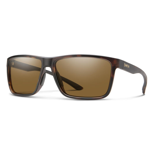 SMITH Riptide Sunglasses - Performance Sports Active Sunglasses for Biking, Running & More - For Men & Women - Matte Tortoise + Brown ChromaPop