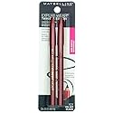 Maybelline Expert Eyes Twin Brow And Eye Pencils, Velvet Black [101], 2 ea (Pack of 5)