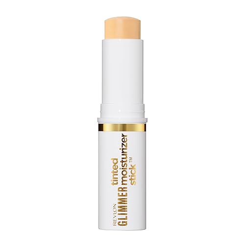 Revlon Glimmer Tinted Moisturizer Stick for Face, Lightweight Foundation, Hydrating Skincare-Infused Makeup, 110, 0.31 oz