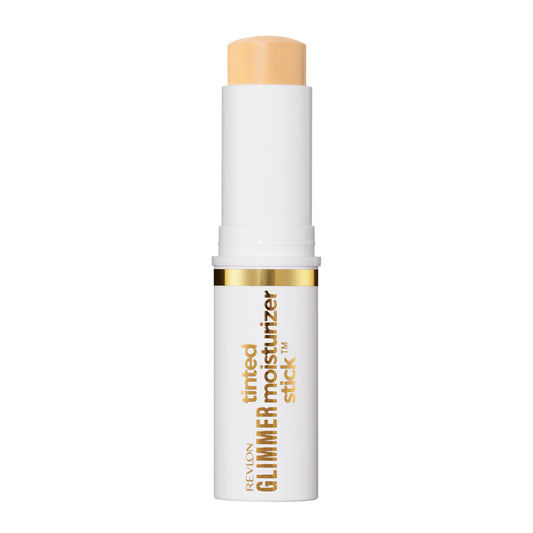 Revlon Glimmer Tinted Moisturizer Stick for Face, Lightweight Foundation, Hydrating Skincare-Infused Makeup, 110, 0.31 oz