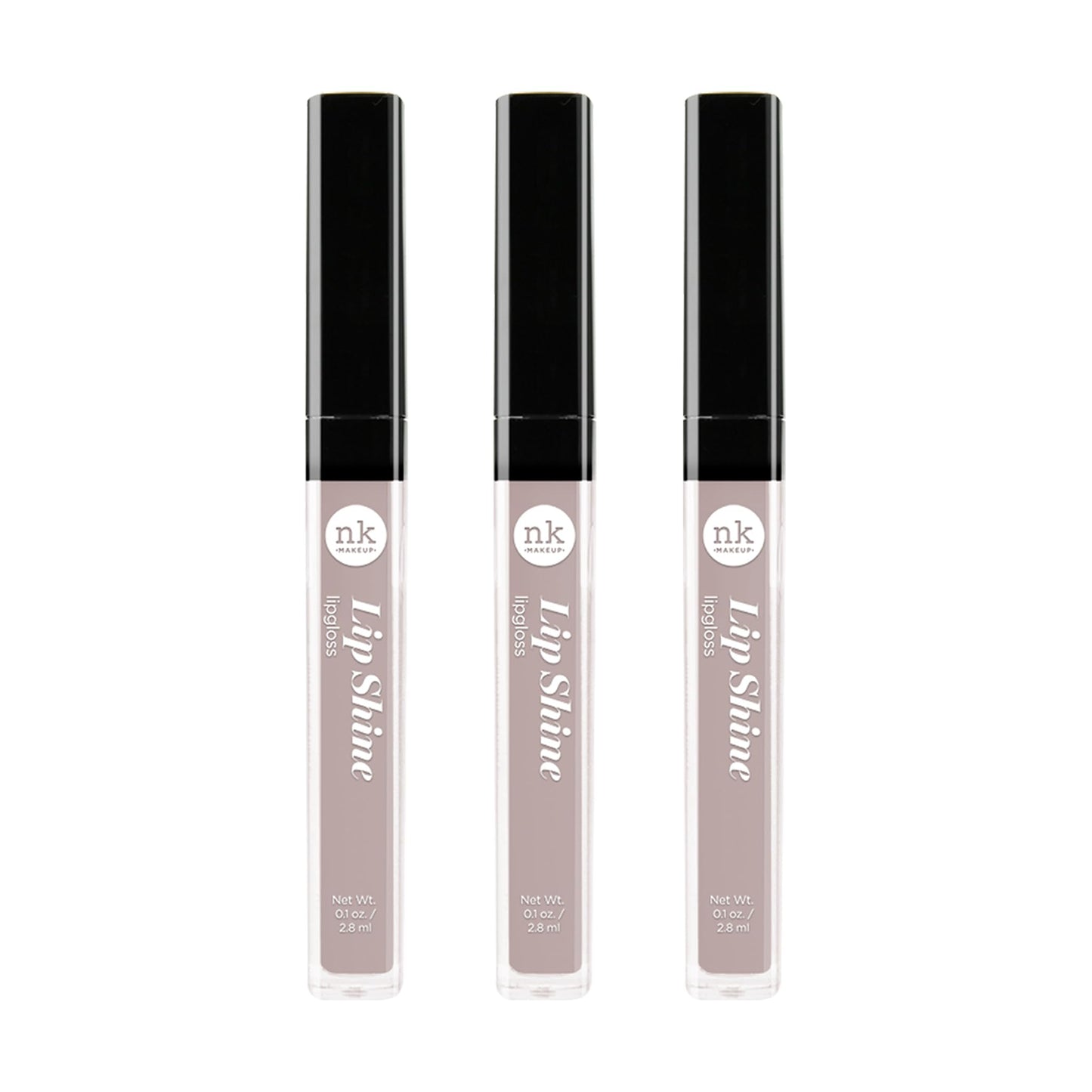 NICKA K NEW YORK Lipshine, Cosmetics, vibrant colors, bright colors, shining lips, lip shine, long lasting (AMZ258)