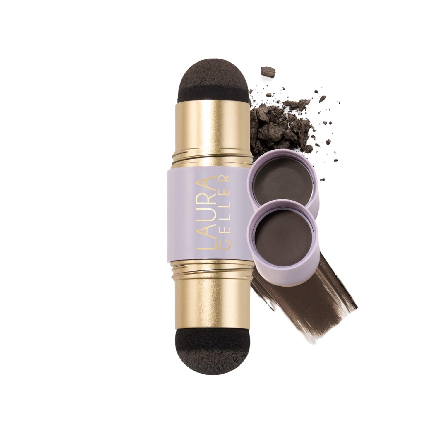 LAURA GELLER NEW YORK Root Touch-Up for Hair & Brows, Instant 100% Gray Root Coverage with Buildable, Transfer-Resistant, 2-in-1 Cream & Powder Beauty and Personal Care LAURA GELLER NEW YORK Default Title