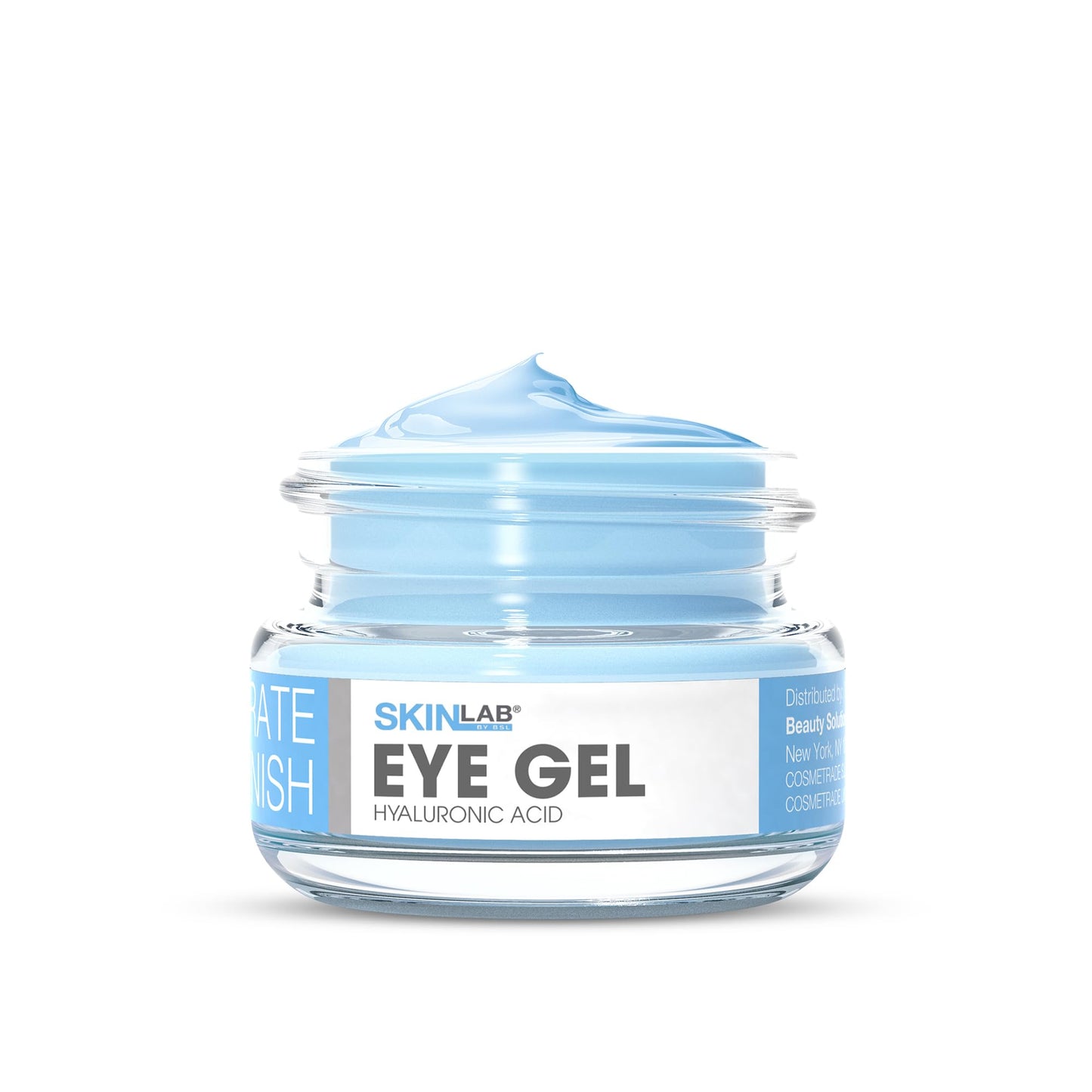 SKIN LAB Hydrate & Replenish Eye Cream - Hydrating Eye Gel Cream with Hyaluronic Acid & Marine Extracts, Moisturizes & Revitalizes Under Eyes, 0.5 oz