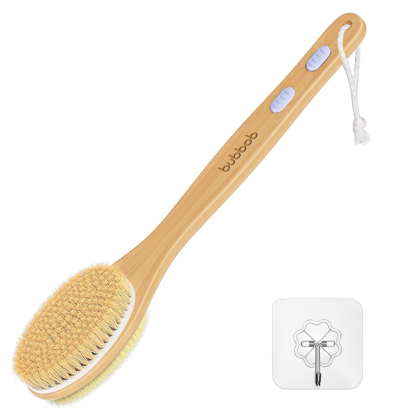 Back Scrubber for Shower,Bath Brush with Long Handle,Men and Women (Purple) Beauty and Personal Care Bubbob Default Title