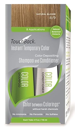 TouchBack Natural Blonde Color Shampoo and Conditioner Set