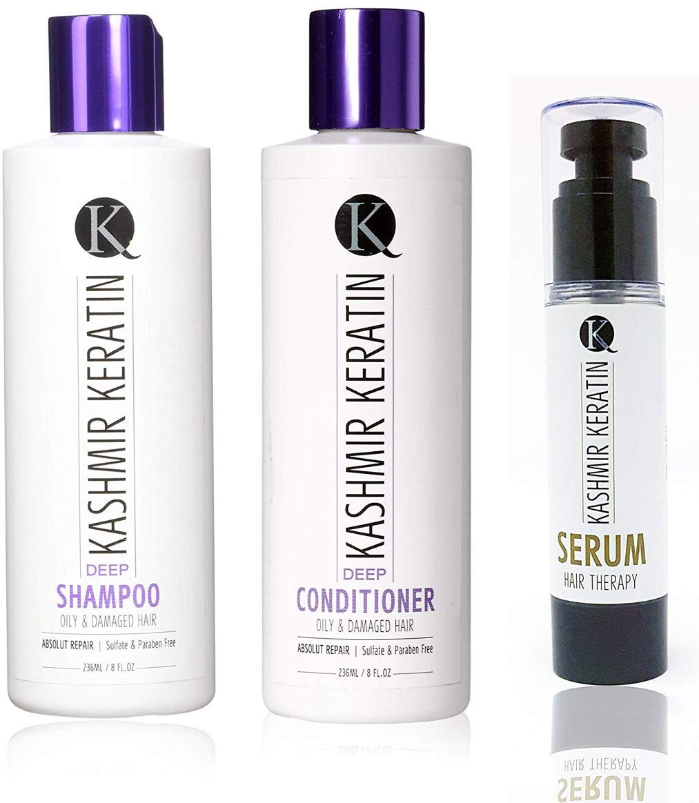 Hair Care 3pc Set (8oz Deep Shampoo, 8oz Deep Conditioner and 1.69 oz Serum)