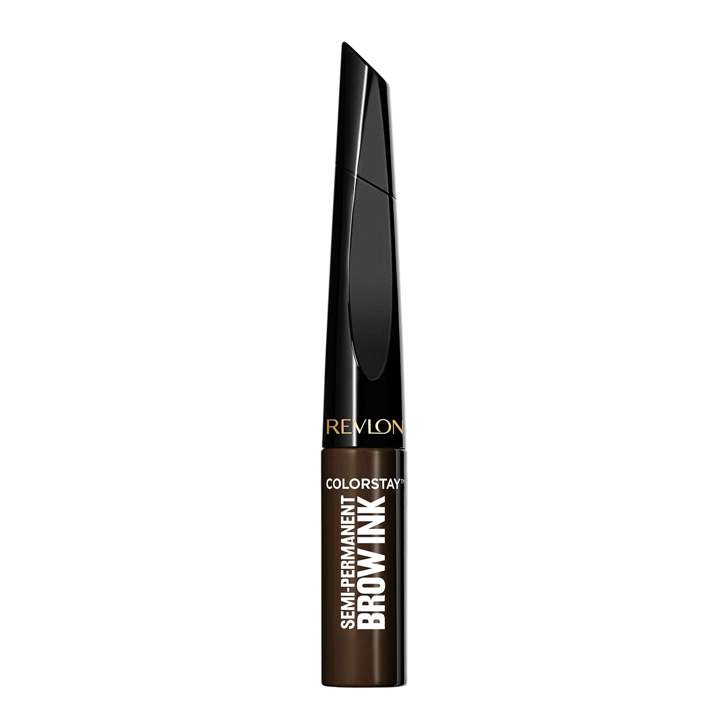 Revlon ColorStay 5-in-1 Semi-Permanent Brow Ink with Spoolie Brush, Waterproof, Transfer-Proof, Eyebrow Makeup, Easy to Remove, 355 Dark Brown Ink