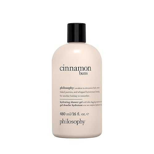 philosophy cinnamon bun shampoo, shower gel & bubble bath, 16 oz