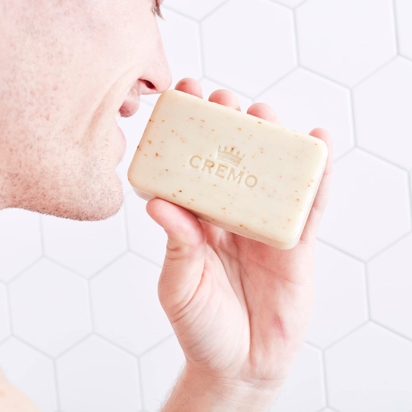 Cremo Exfoliating Body Bars Distiller's Blend - A Combination of Lava Rock and Oat Kernel Gently Polishes While Shea Butter Leaves Your Skin Feeling