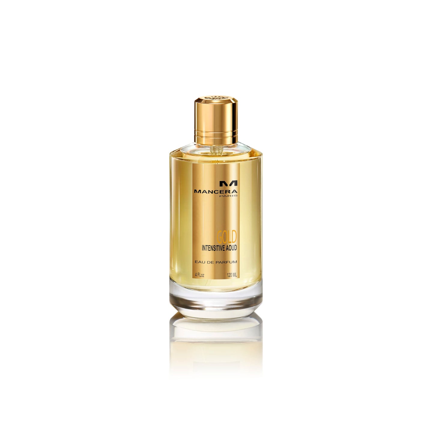 MANCERA Gold Eau de Parfum Spray, Intensive Aoud, 4 Fl Oz