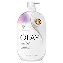 Olay Body Wash for Women, Age Defy with Vitamin E, 24/7 Moisture Barrier Repair, Hydrating & Cleansing Formula for Visibly Healthy Soft Skin, Vitamin