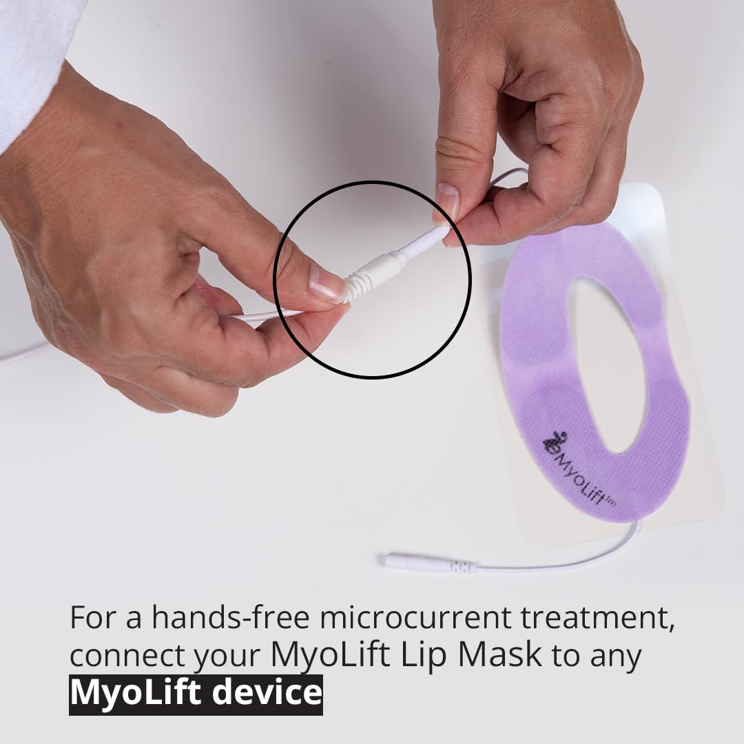 7E Wellness Conductive Lip Mask for Myolift - Portable Skin Care Tools for Microcurrent Facial - Instant Face Lift, Anti Aging, and Skin Tightening