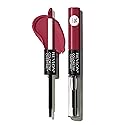 Revlon Liquid Lipstick with Clear Lip Gloss, ColorStay Overtime Lipcolor, Stocking Stuffer for Women, 280 Stay Currant, 0.07 fl oz