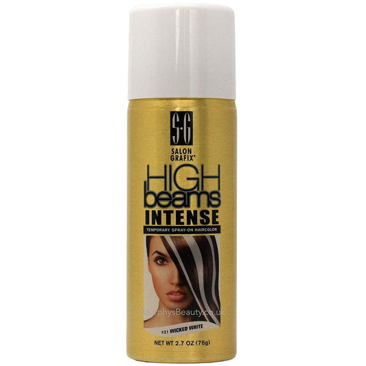 High Ridge High Beams Intense Spray-On Hair Color -Wicked White - 2.7 Oz - Add Temporary Color Highlight to Your Hair Instantly - Great for Streaking