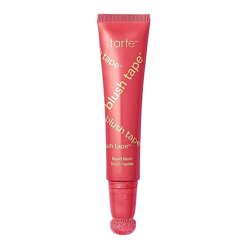 tarte blush tape satin liquid blush - Blendable Buildable Makeup with Mineral Pigments, Mango & Shea Butters for Lightweight Hydrating Smooth Finish