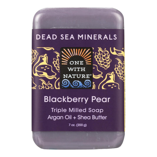One With Nature, Soap Bar Blackberry Pear, 7 Ounce Beauty & Personal Care One With Nature
