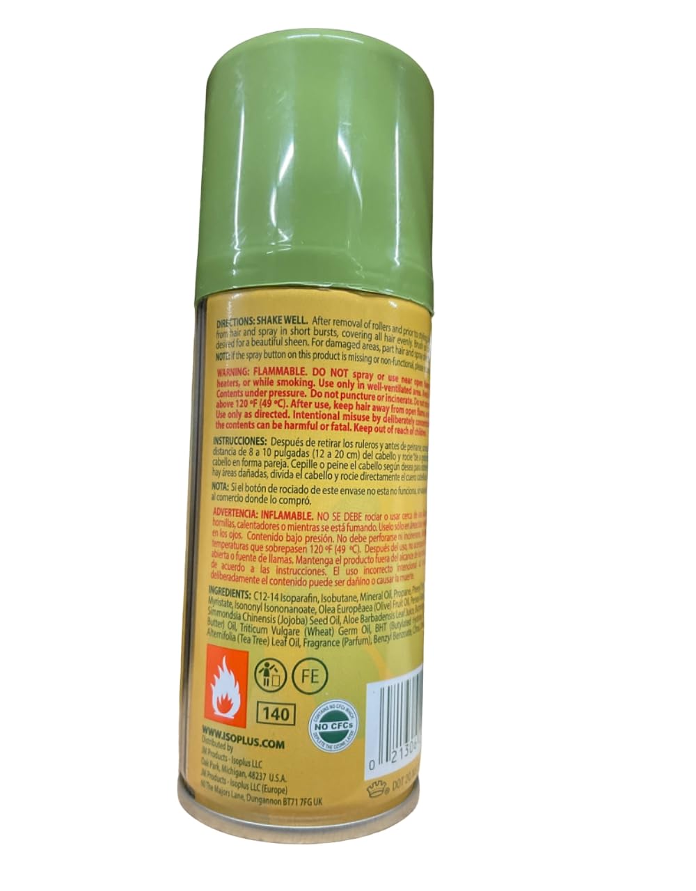 Isoplus Natural Remedy Tea Tree Oil Sheen Spray 2 Oz
