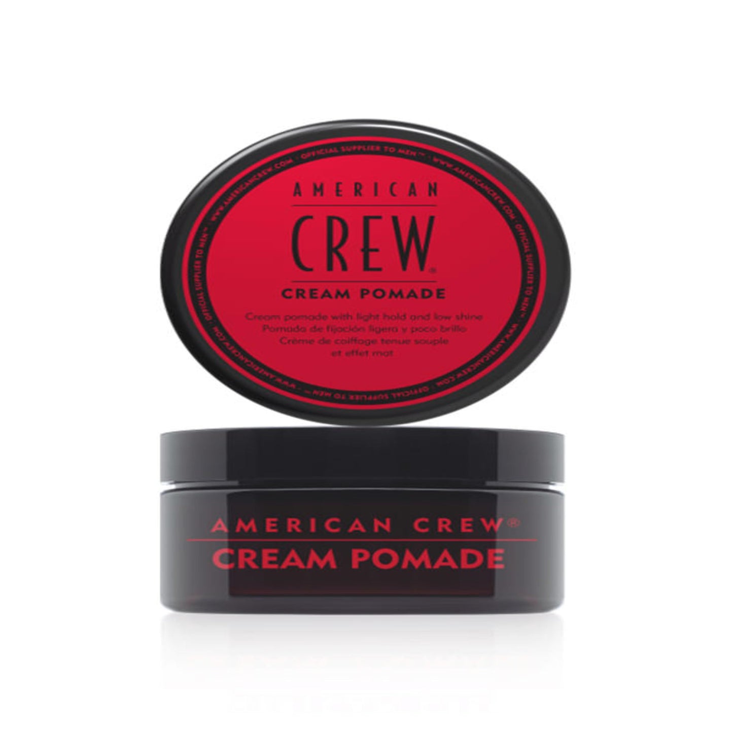 American Crew Men's Hair Pomade (OLD VERSION), Like Hair Gel with Light Hold & Low Shine, 3 Oz (Pack of 1)