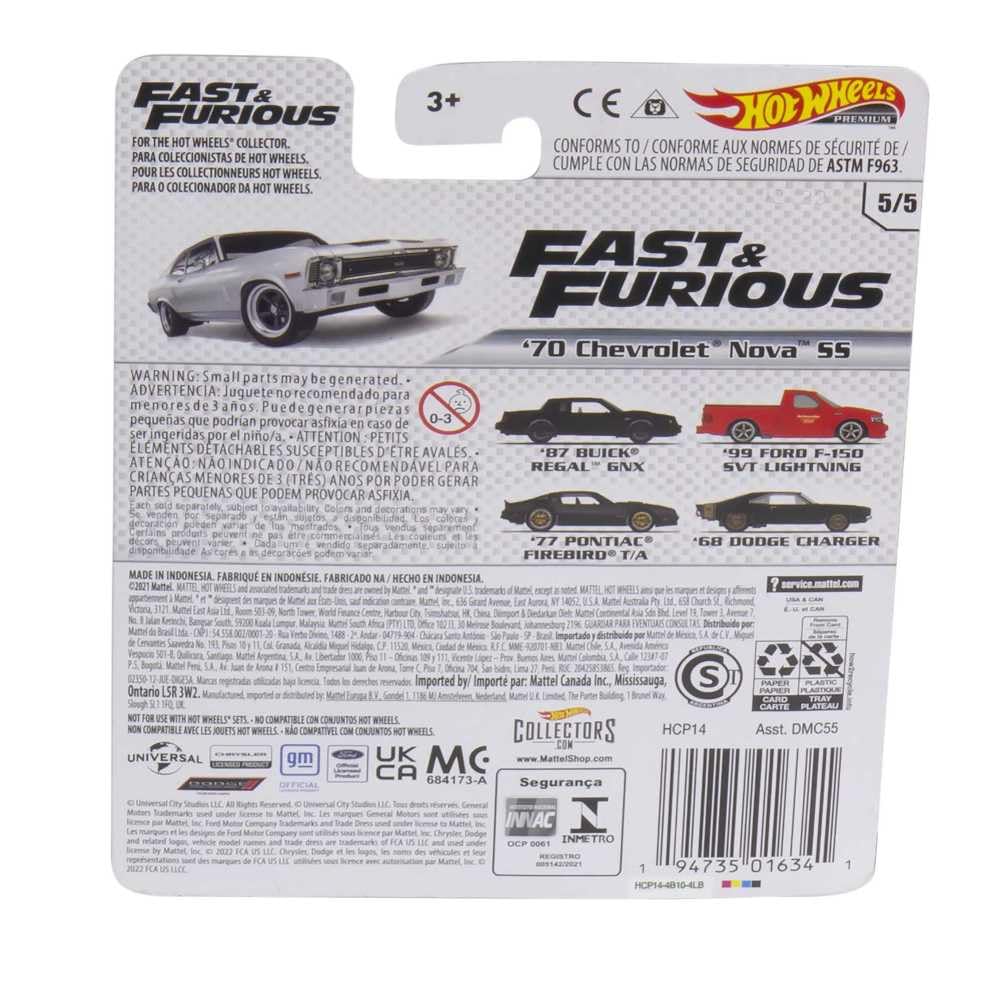 Hot Wheels Retro Entertainment Collection of 1:64 Scale Vehicles from Blockbuster Movies, TV, & Video Games, Iconic Replicas for Play or Display…