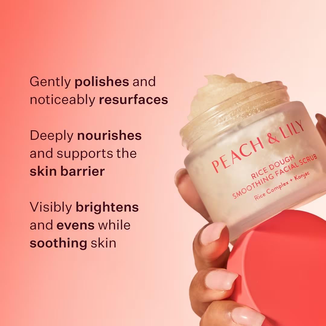 Peach & Lily Rice Dough Smoothing Facial Scrub