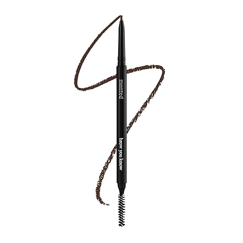 Waterproof Eyebrow Pen with Brush, Brow Pencil & Lash Spoolies for Eyelash Extensions, Eye Brow Pencils for Women, Eyelash Brush & Spoolie Combo