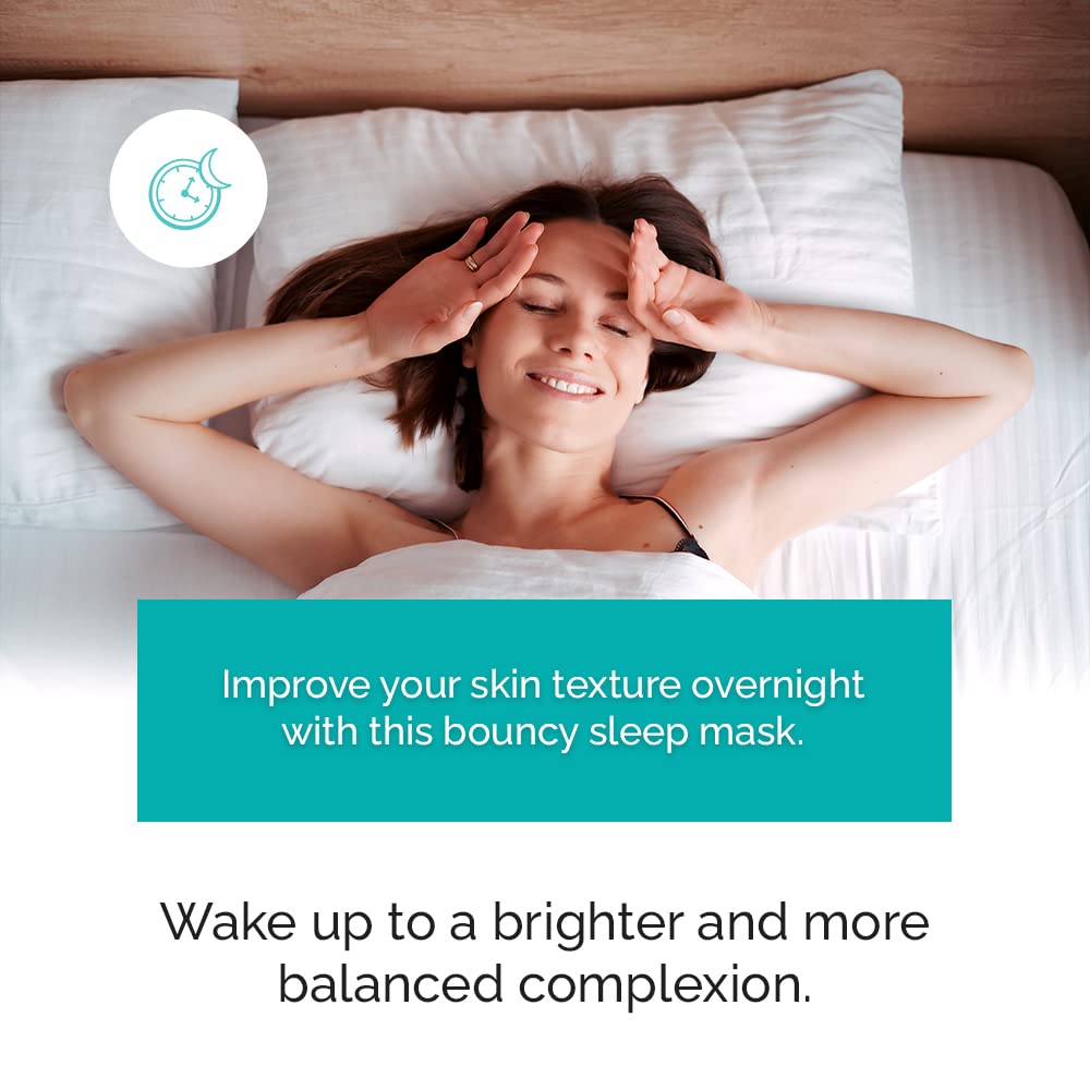VITAMINS AND SEA BEAUTY Bouncy Sleep Mask with Sea Kelp + Hyaluronic Acid, 6 fl oz