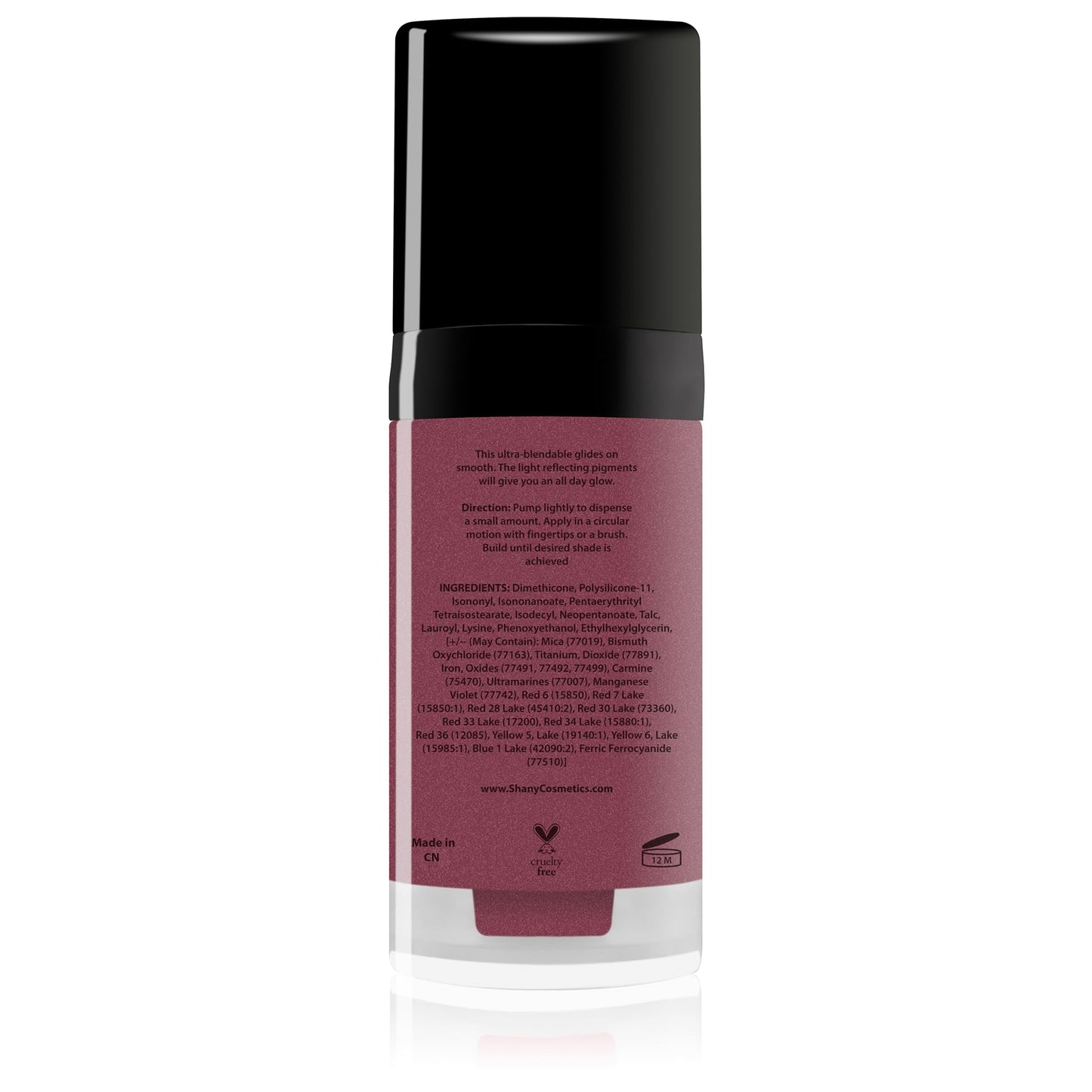 SHANY Paraben Free HD Liquid Cream Blush - Creamy & Blendable Color - DISTINTIVE