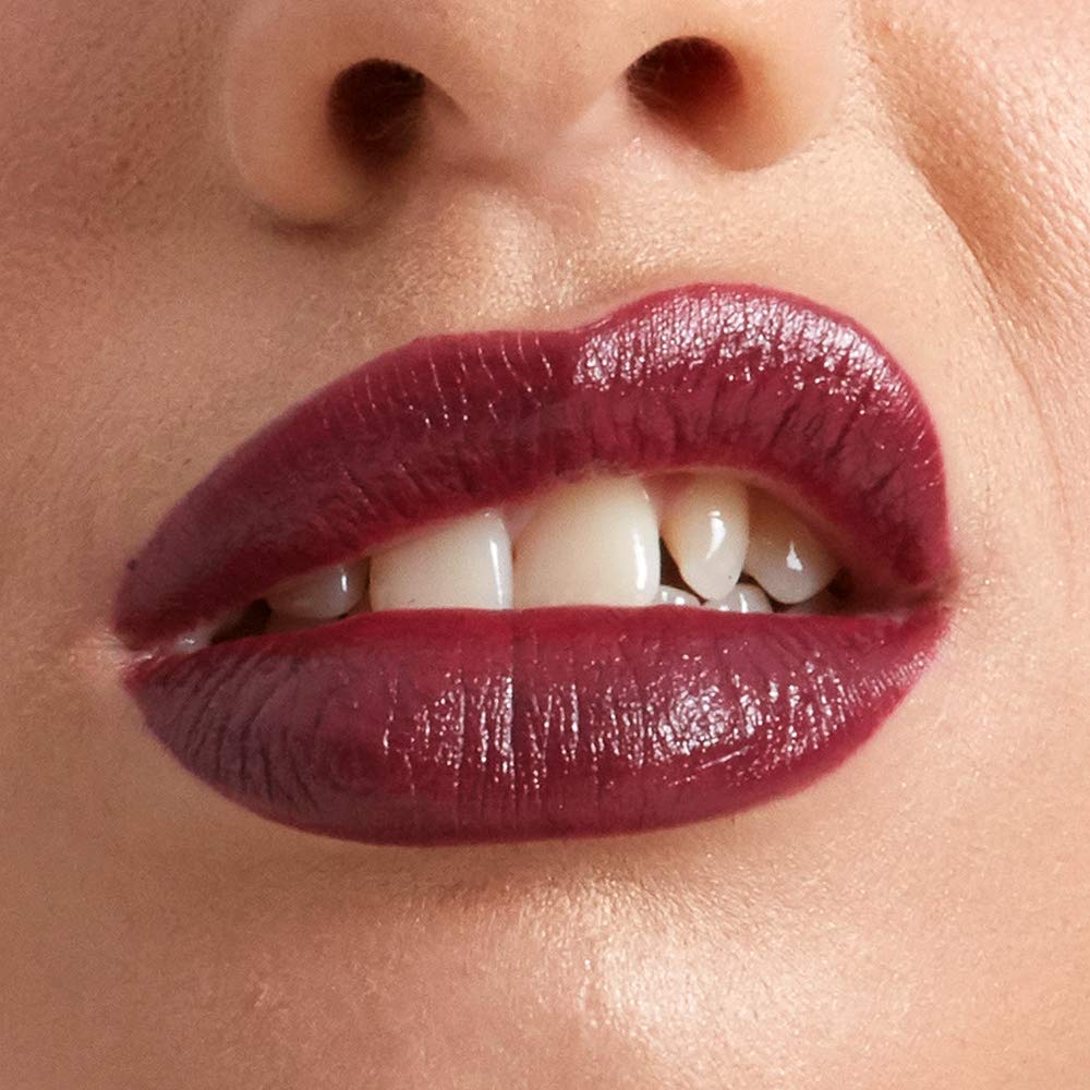 NYX PROFESSIONAL MAKEUP Shout Loud Satin Lipstick, Infused With Shea Butter - Into The Night (Deep Grape)