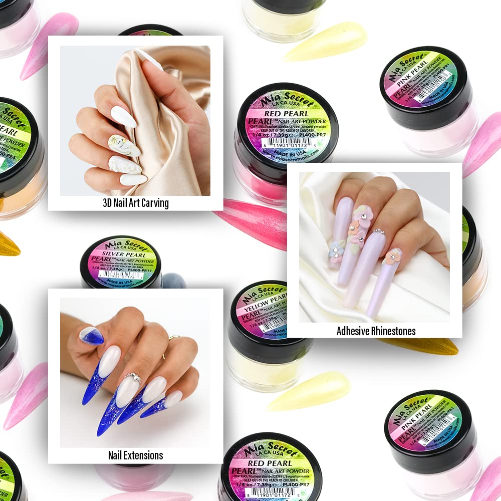 Mia Secret Pastel Macarons Nail Art Powder 6 pc Set