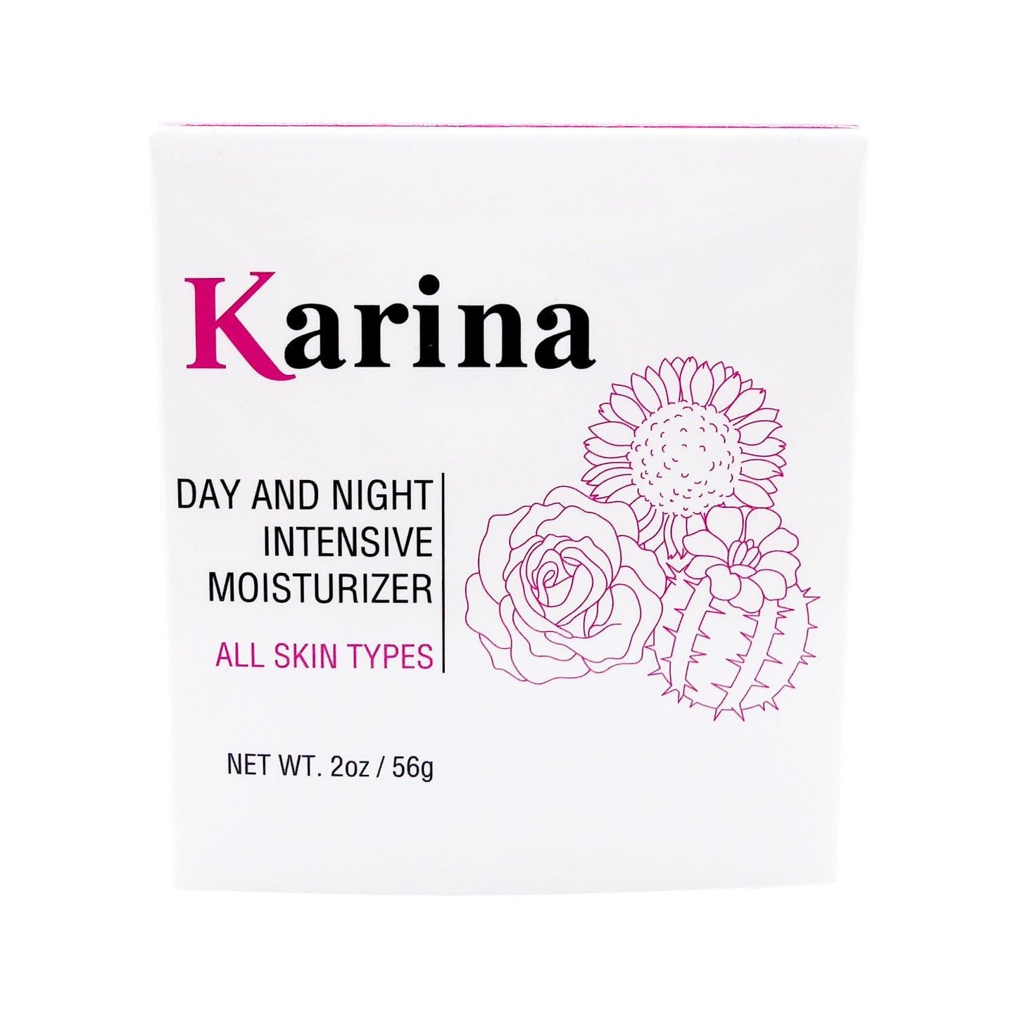 Karina Skincare - Day and Night Intensive Moisturizer Face Cream - Soothing Vitamin E Cream - Helps Calm, Hydrate & Restore - Daily Moisturizer