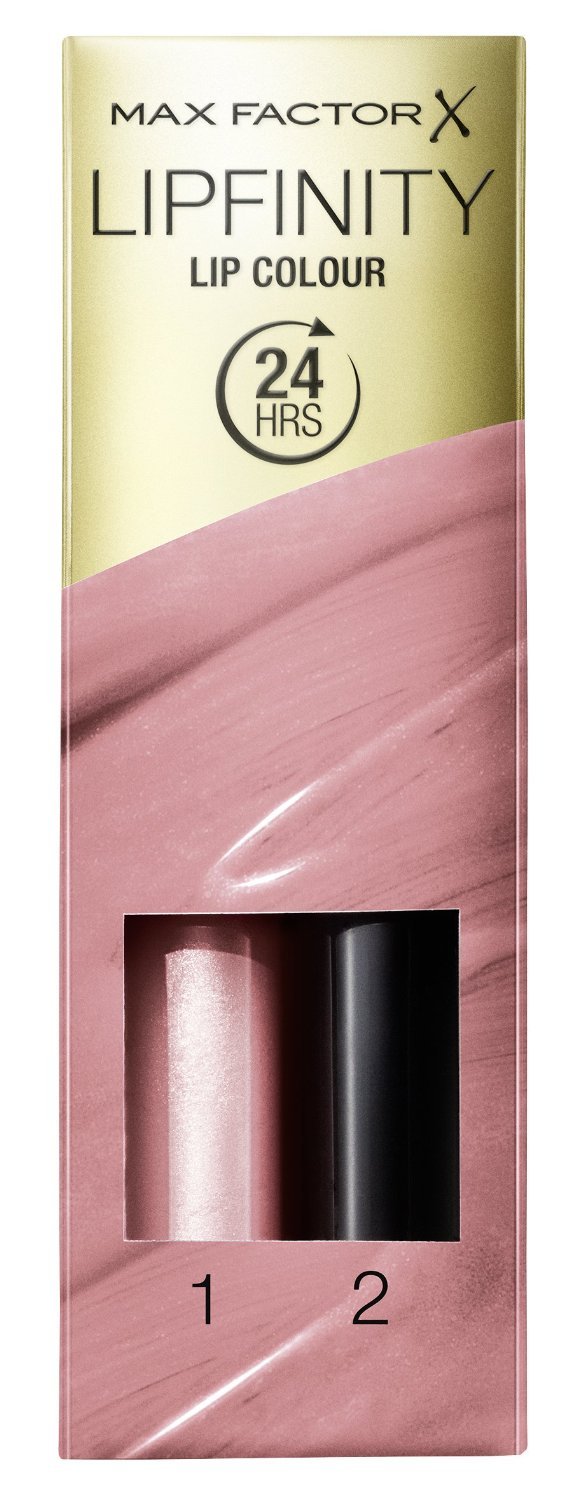 Max Factor 2 x Lipfinity Lipstick Two Step New In Box - 020 Angelic