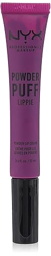 NYX PROFESSIONAL MAKEUP Powder Puff Lippie Lip Cream, Liquid Lipstick - Senior Class (Plum Purple)