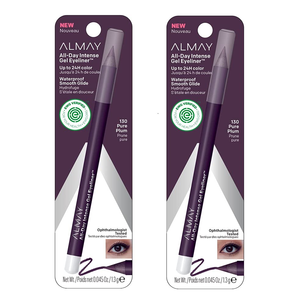 Pack of 2 Almay All-Day Intense Gel Eyeliner, Pure Plum 130