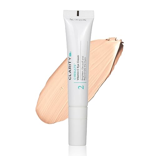 ClarityRx C-Results Natural Plant-Based Vitamin C Eye Cream for Dark Circles, Eye Bags, Puffiness & Wrinkles (0.5 oz)