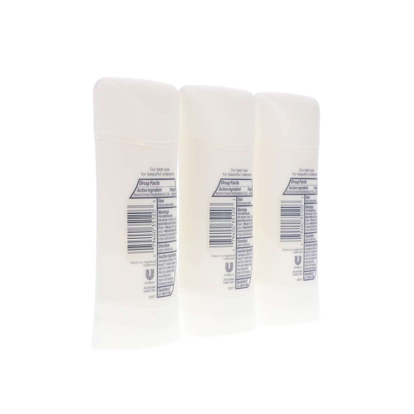 Dove Advanced Care Anti-Perspirant, Shea Butter 2.60 oz (Pack of 3) Beauty and Personal Care Dove