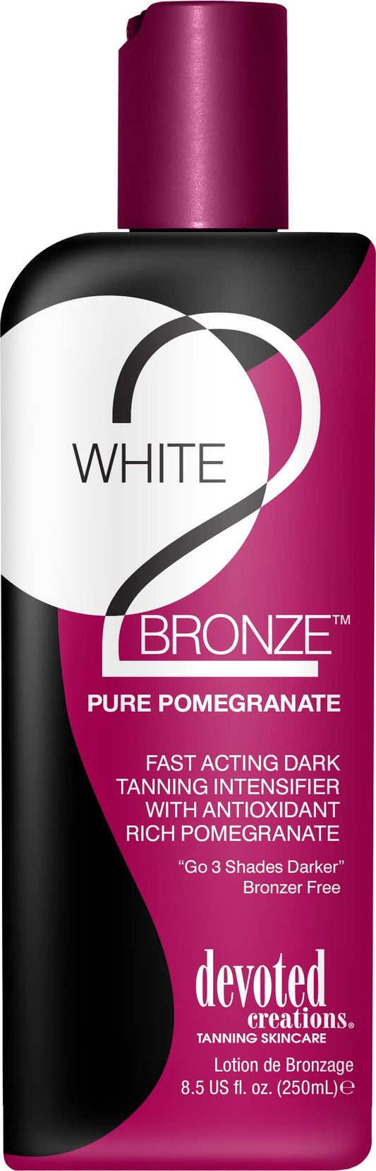 Devoted Creations WHITE 2 BRONZE PURE POMEGRANATE Lotion - 8.5 oz. Beauty & Personal Care Devoted Creations