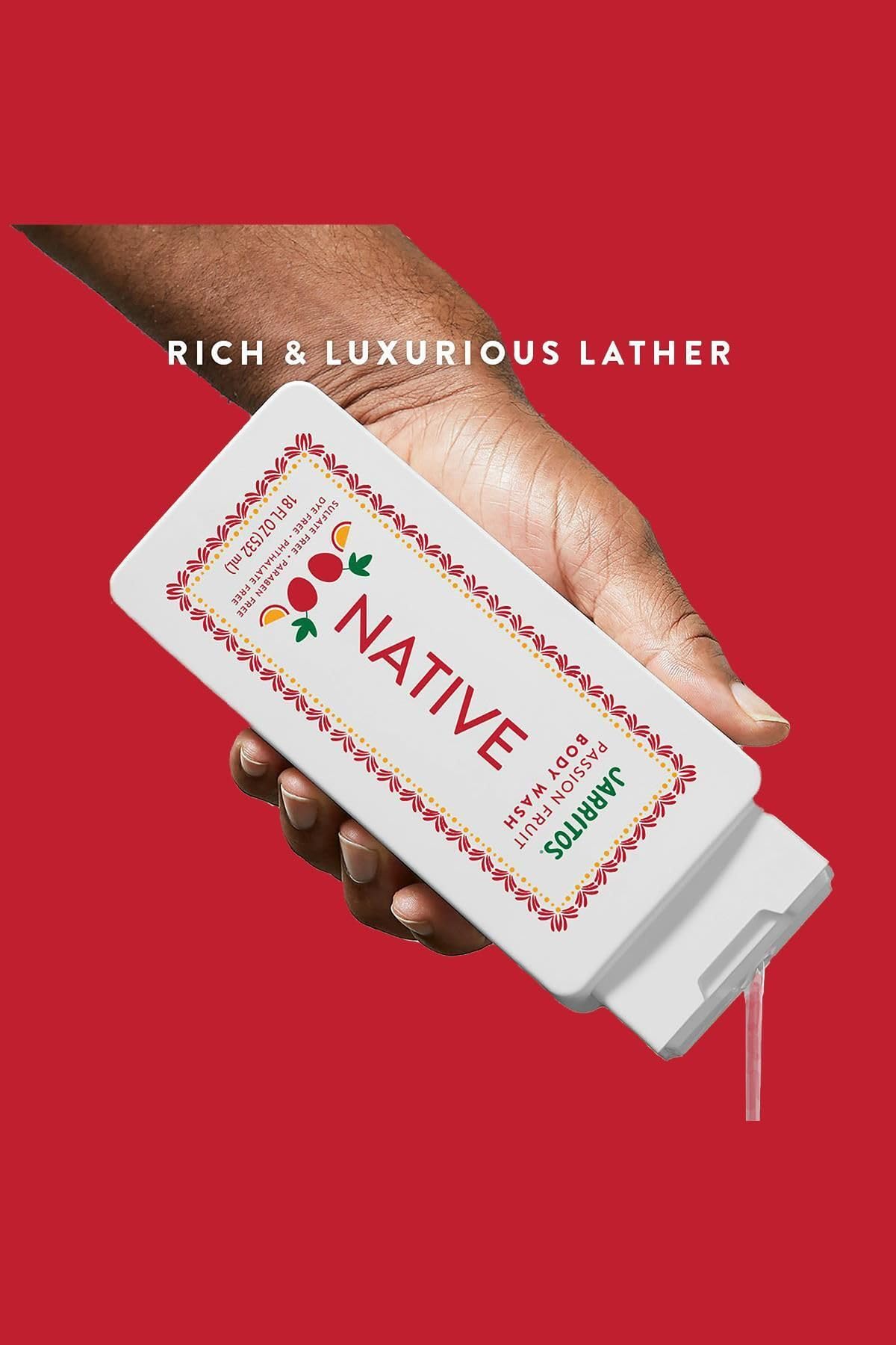 Native Limited Edition Jarritos Passionfruit Scented Body Wash - 18 fl oz Beauty & Personal Care Native
