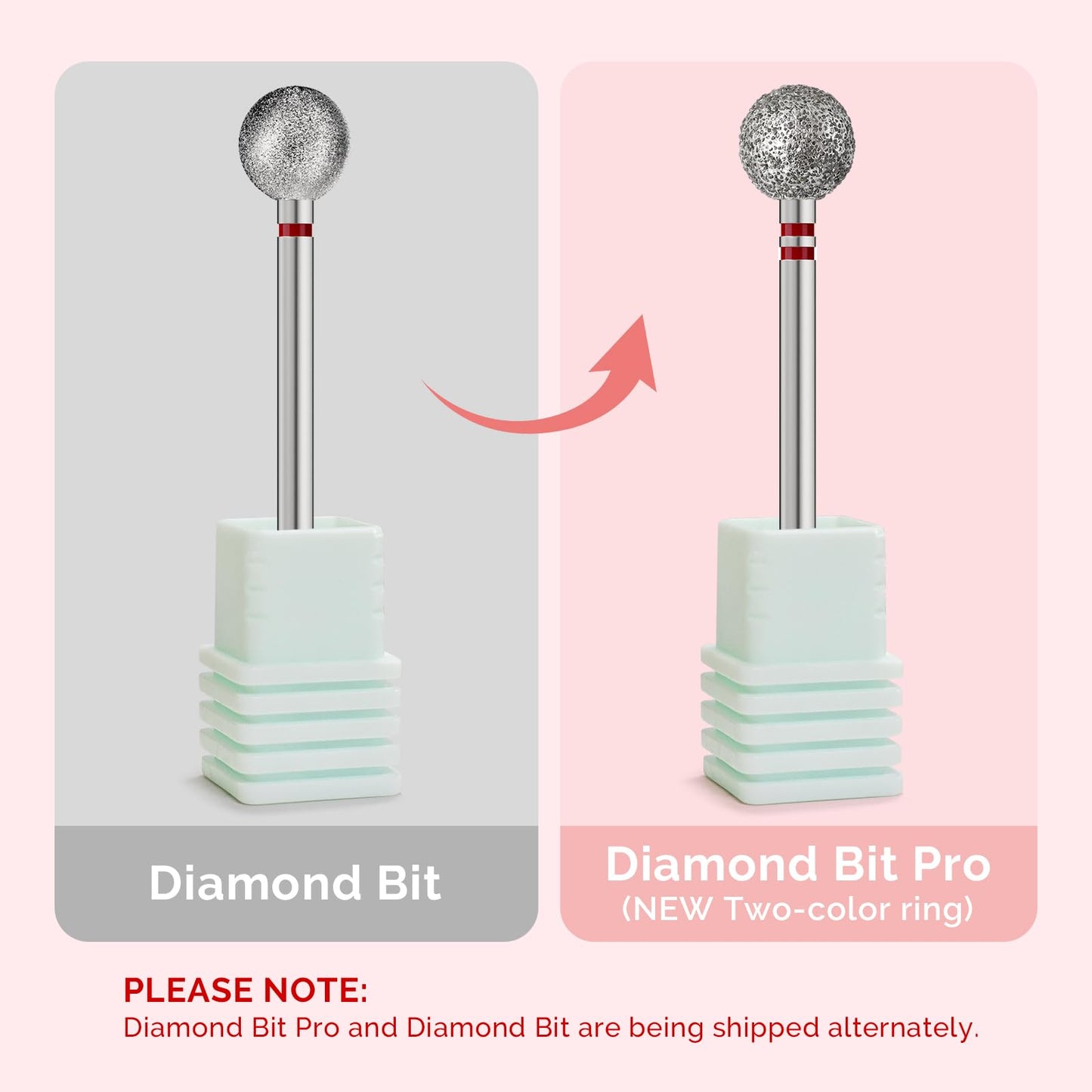 MelodySusie 7mm Ball Shape Cuticle Clean Nail Drill Bit 3/32'', Professional Safety Carbide Diamond Under Nail Cleaner for Cuticle Dead Skin Nail Beauty and Personal Care MelodySusie