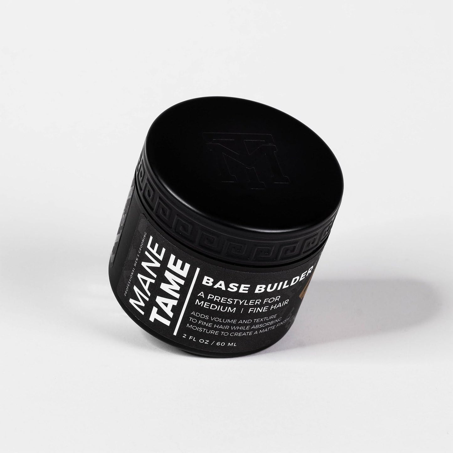 MANE TAME Base Builder 2oz - Prestyling Hair Balm for Medium - Fine Hair, Adds Volume + Texture with a Matte Natural Finish