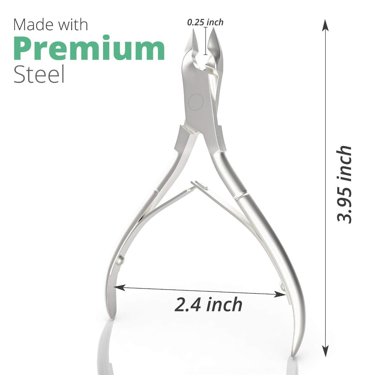 Professional Cuticle Trimmer Nail Cuticle Cutter Stainless Steel Cuticle Nippers with Sharp Blades of Cuticle Remover Clippers Manicure Tools Double