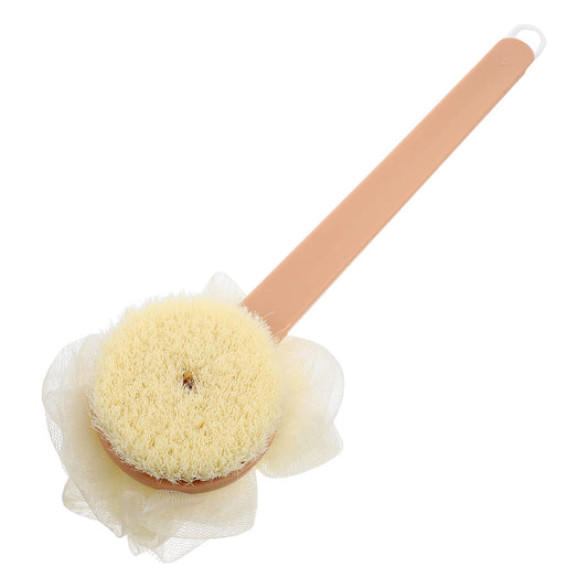 Uonlytech Bath Brush Handle Mesh Shower Scrubber for Body Cleaning Soft Bath Sponge for Men and Women Convenient Storage Gentle Exfoliation Beauty and Personal Care Uonlytech