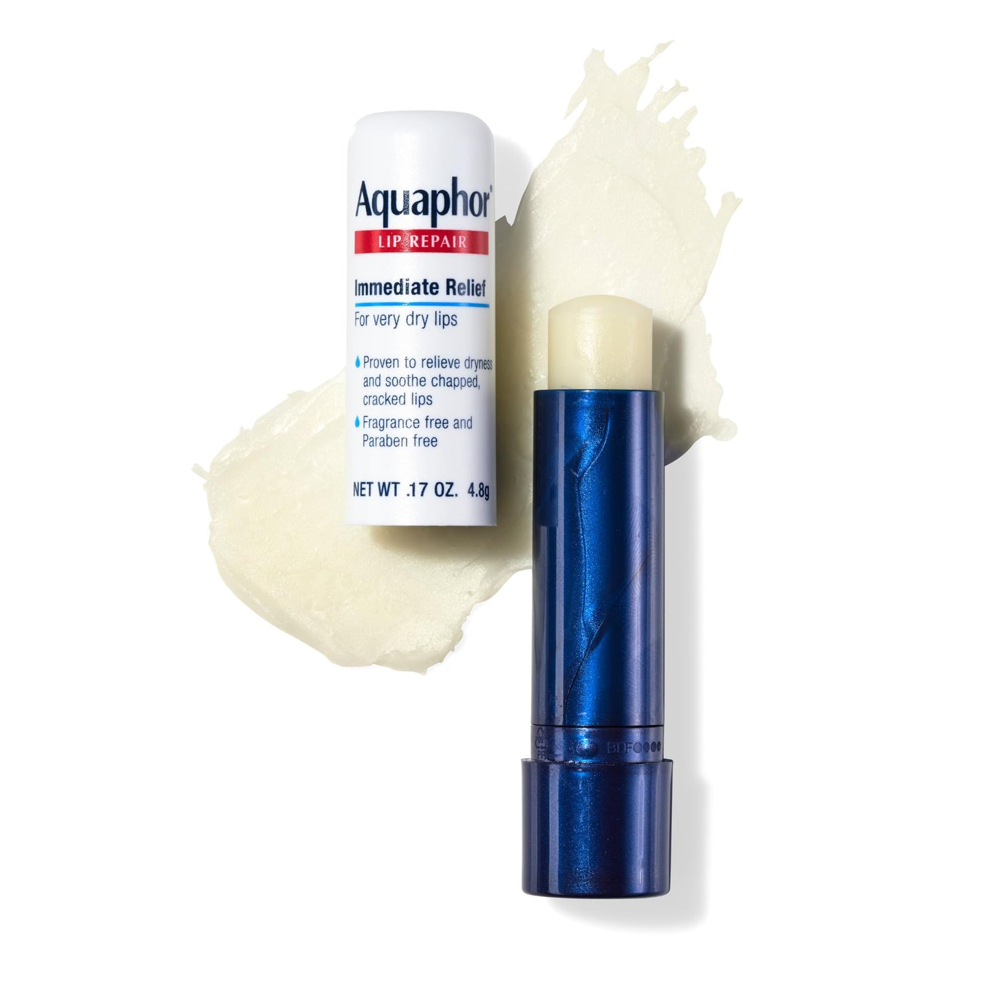 Aquaphor Lip Repair Stick, Moisturizing Lip Balm Pack, Relieves Dryness, Holiday Gifts for Self Care, 0.17 Oz Stick, Pack of 2