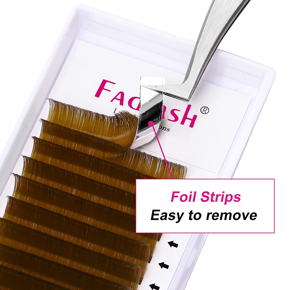 YY Eyelash Extensions Premade Faux Mink Russian Volume Cluster Lashes Pre Fanned Easy Fan Y Shaped Lash Extensions (YY-0.07-C, 14mm) Beauty and Personal Care FADLASH