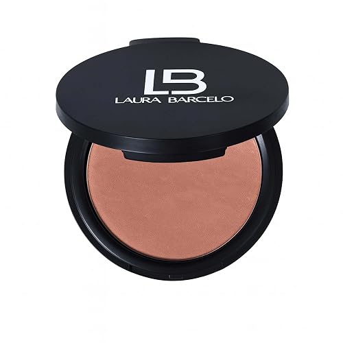 LB Powder Bronzer - Natural Matte Bronzer Powder for Face - Warm Tone Pressed for Contour & Highlight - Radiant Sun-Kissed Finish - Long-Lasting Vegan