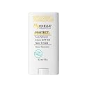 Mychelle Dermaceuticals Sun Shield Stick Spf 50 Non-Tinted - Natural Liquid Zinc Sunscreen Vitamin E and Jojoba - Water Resistant up to 80 Minutes