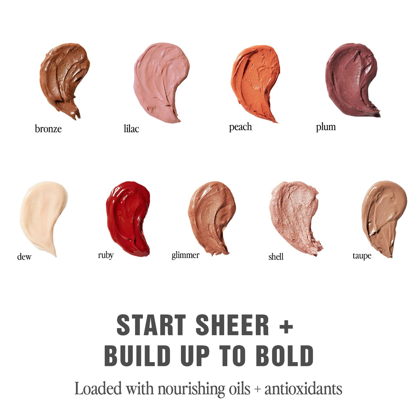 Jillian Dempsey Lid Tint: Satin Cream Eyeshadow I Easy Application for a Natural Shimmer or a Layered Matte Finish I Bronze