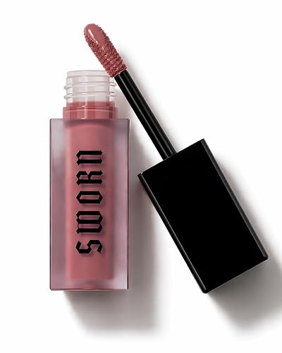 Sworn Beauty Matte Lipstick "Lovers Mauve" by Kenzie Carter - Long Wear Velvet Finish Lip Color, Lightweight Comfortable Formula, High Pigment