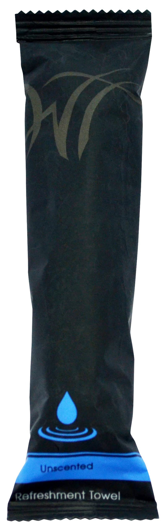 WT WHITE TOWEL SERVICES 9"x 9"inch Moist Cotton Towel Individually Wrapped - Unscented (Case of 50) Fragrance-Free