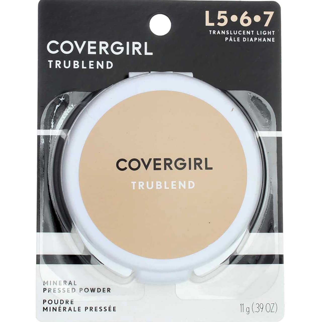 CoverGirl TruBlend Pressed Powder, Translucent Light (L 5-7), 0.39 oz (Pack of 6)
